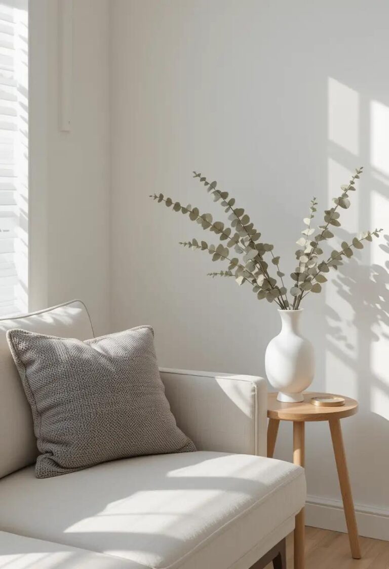 minimalist living room.