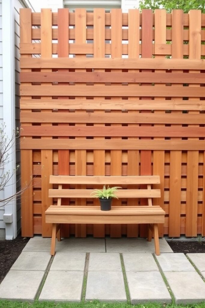 a pallet fence.