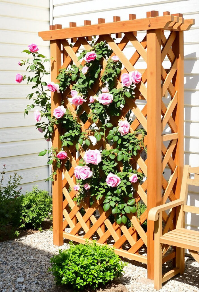  Rose-Covered Trellises