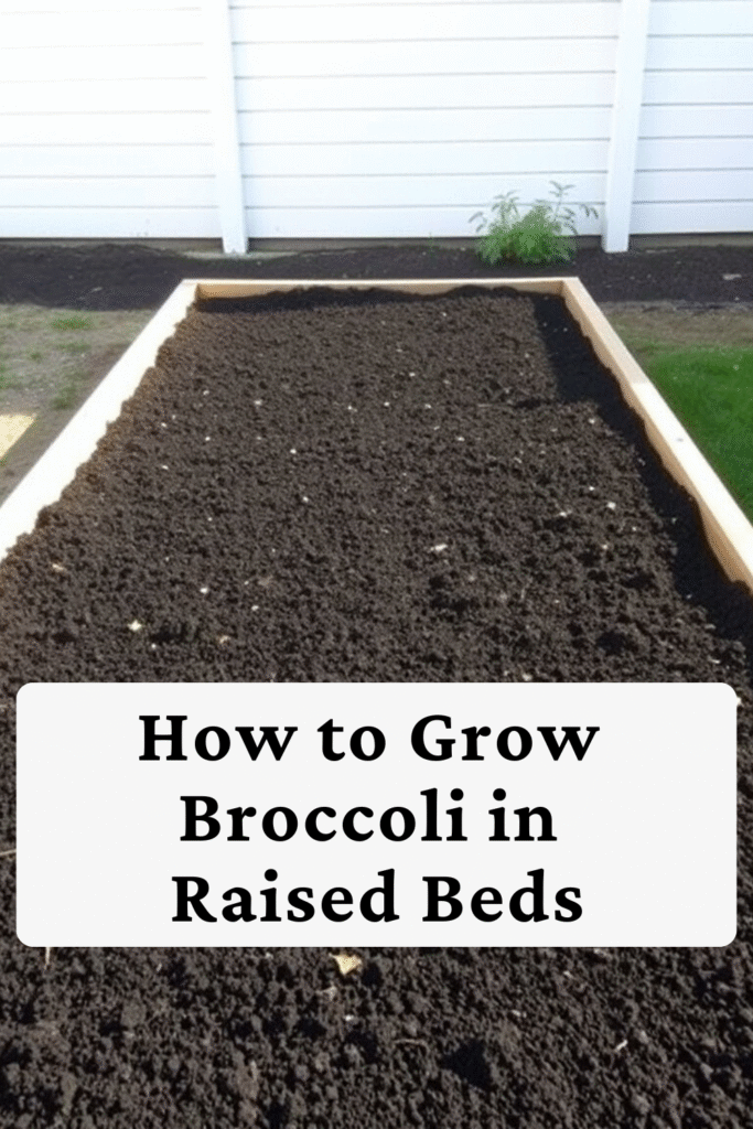 how to grow broccoli in raised beds