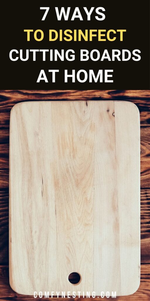 Learn how to disinfect cutting boards using bleach, hydrogen peroxide, rubbing alcohol, UV wands, and more.