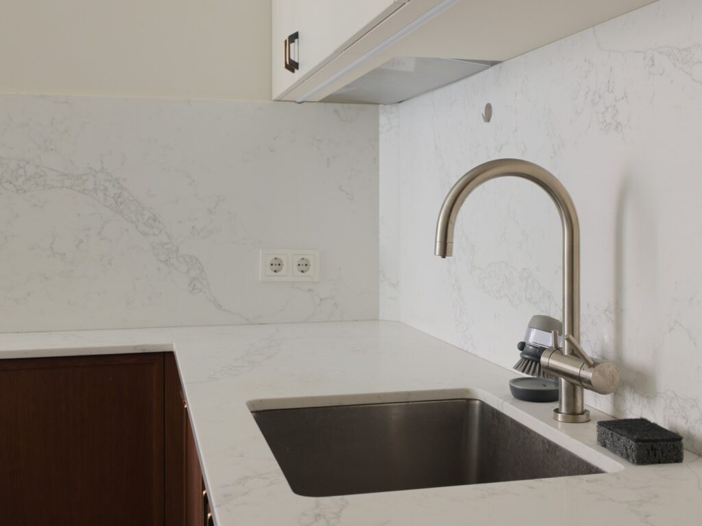 Kitchen Sink and Countertop.